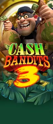 Cash Bandits 3 pokie artwork at Fair Go Casino
