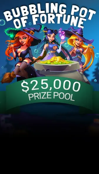 Bubbling Pot of Fortune freeroll artwork at Fair Go Casino